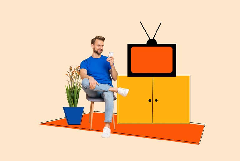 Картинка Доля ежемесячного смотрения CTV в России превысила 50%