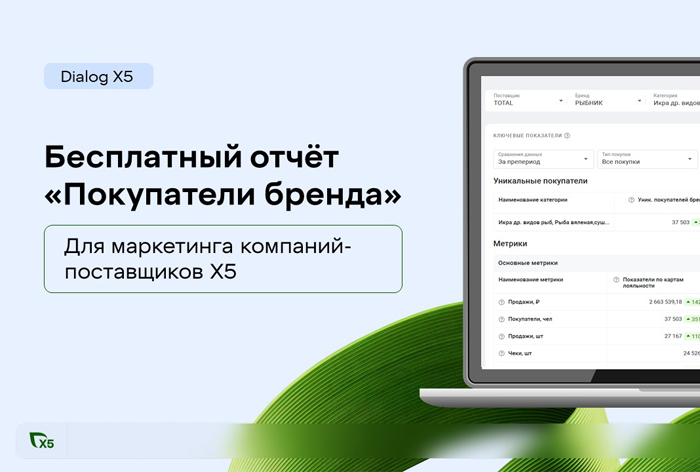 Картинка Dialog X5 представил инструмент «Покупатели бренда»