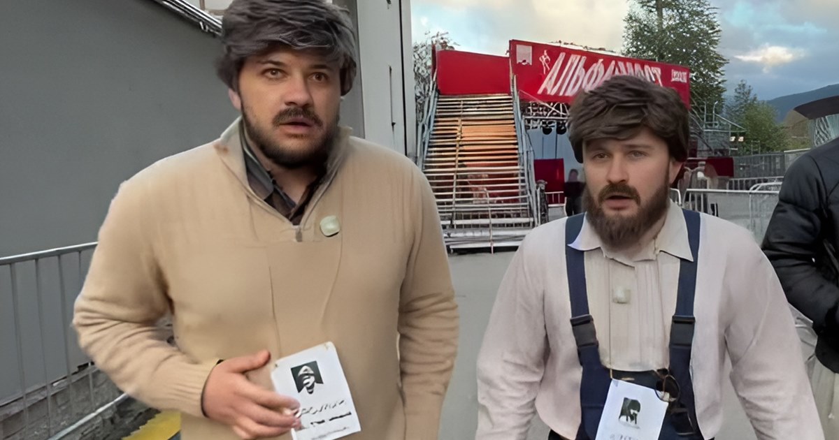 Ru..new For2022 Сергеич и Василич построили город для Альфа-Банка на New Star Weekend ...