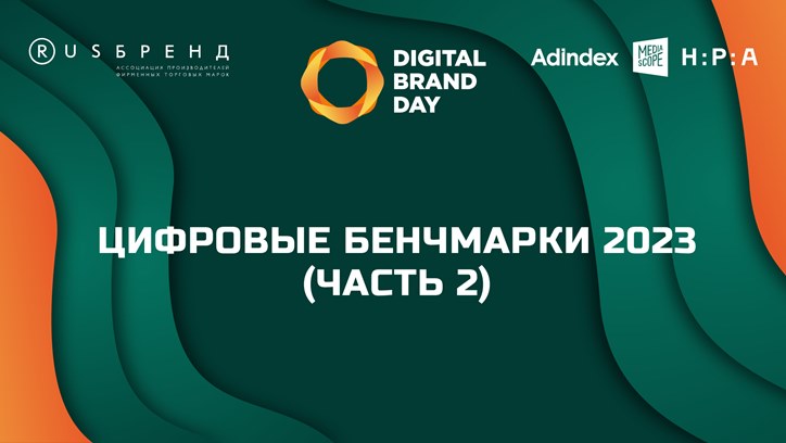 Digital Brand Day 2023. Цифровые бенчмарки 2023. Часть 2