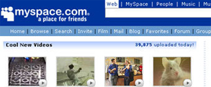 Картинка MySpace начал эксперименты с интерактивной рекламой