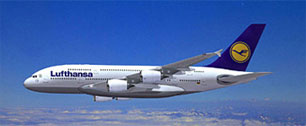 Картинка Lufthansa рекламируется на Facebook через страницы пассажиров