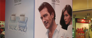Картинка Реклама ароматов от Antonio Banderas в ТРЦ Москвы