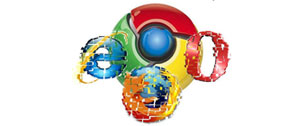 Картинка Популярность Chrome растет, IE и Firefox - падает