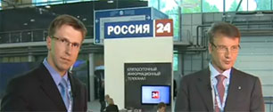 Картинка Греф в эфире оценил оборудование канала "Россия 24": это "рухлядь" 