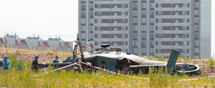 Картинка В Подмосковье во время съемок рекламного ролика рухнул вертолет 