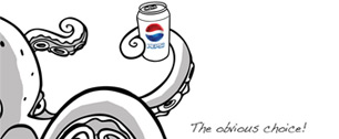 Картинка BBDO и осьминог Пауль поставили на Pepsi