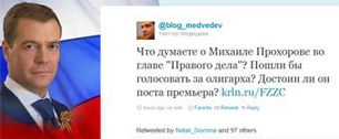Картинка Лжеблог Медведева в Twitter удален по требованию Кремля