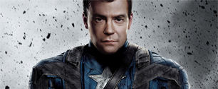 Картинка В Москве замечен плакат Медведева в образе Капитана Америка