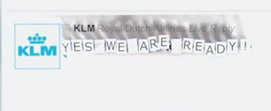 Картинка Очень живая акция KLM в социальных сетях