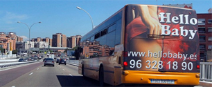 Картинка Реклама борделей на испанских автобусах вызвала скандал