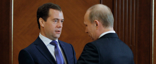 Картинка Медведев и Путин начинают агитацию в роликах