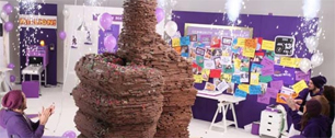 Картинка Гигантский шоколадный Like  в честь миллионного fb-подписчика страницы Cadbury