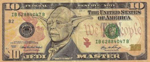 Картинка Yoda, Рональд Макдональд, Эйнштейн, Сара Пейлин – новые лица, изображенные на американских  баксах
