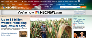 Картинка Сайта MSNBC.com больше не существует