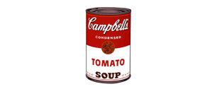 Картинка В США начали продавать банки томатного супа "Кэмпбелл" с дизайном Энди Уорхола