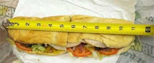 Картинка Сеть фастфуда Subway уличили в обмане: сэндвичи короче, чем в рекламе