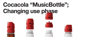 Картинка Идея – как играть музыку на бутылках Coca-Cola