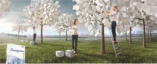 Картинка «Медиа Инстинкт» запустило рекламную кампанию офисной бумаги "Снегурочка"