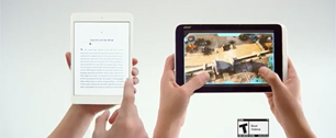 Картинка Microsoft троллит  iPad mini в рекламе Acer Iconia W3