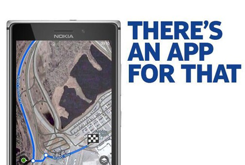 Картинка Nokia посмеялась над ошибкой в Apple Maps