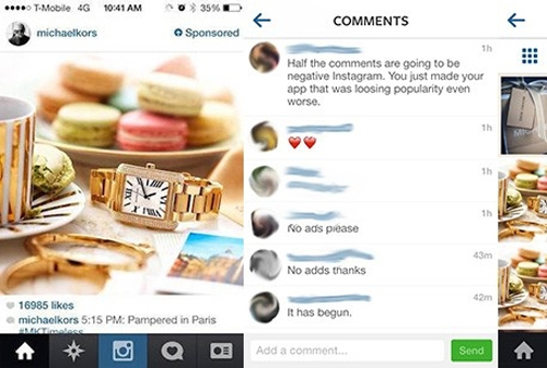 Картинка Instagram начала показывать рекламу, пользователи раздражены новшеством