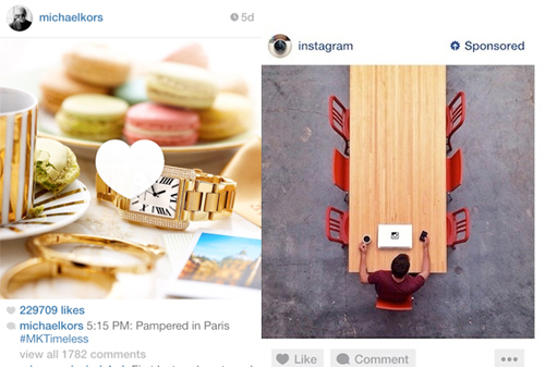 Картинка Реклама в Instagram увеличила бренду Michael Kors число «лайков» на 370%