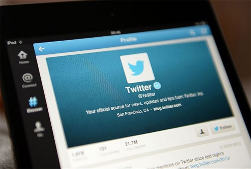 Картинка Twitter прорекламирует аккаунты компаний среди мобильных пользователей