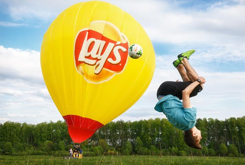 Картинка Lay’s запустил воздушный шар в путешествие по городам России