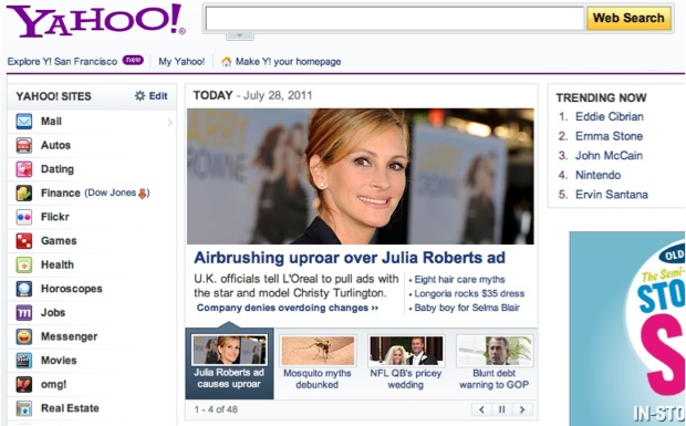 Картинка Yahoo вывела нативную рекламу на европейский рынок 