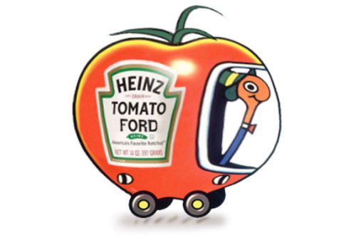 Картинка Ford и Heinz объединяют усилия для создания деталей машин из помидоров