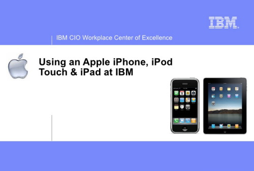 Картинка IBM будет разрабатывать приложения для iPhone и iPad