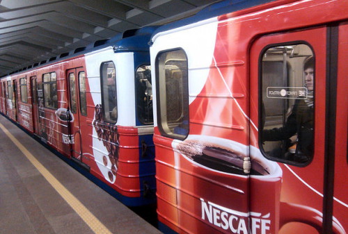 Картинка В метро до конца года появятся девять рекламных поездов