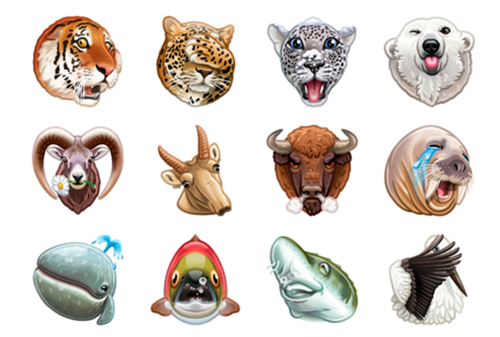 Картинка «ВКонтакте» и WWF расскажут о редких видах животных России с помощью стикеров