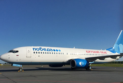 Картинка Лоукостер «Победа» начал продавать рекламу российских компаний на фюзеляже своих самолетов