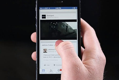 Картинка Facebook-видео привлекает больше зрителей, чем картинки