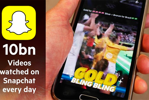 Картинка Олимпиаду через Snapchat посмотрели 50 млн человек	