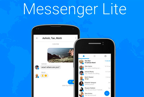 Картинка Facebook адаптировала Messenger для бюджетных смартфонов