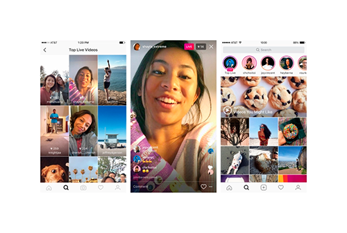 Картинка В Instagram появилась функция видеотрансляции 