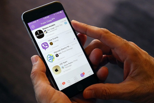 Картинка Viber сообщает, что российских пользователей стало больше на 43%