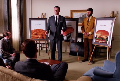 Картинка Heinz использовал отвергнутую идею из сериала «Безумцы» в новой рекламе