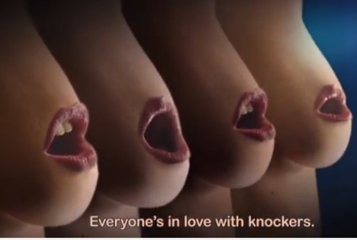 Картинка Женские груди спели песню против рака в аргентинской рекламе