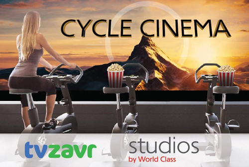 Картинка Tvzavr запускает Cycle Cinema тренировки в сети World Class