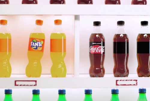 Картинка Coca-Cola создала экологическую историю любви бутылок Coca и Fanta