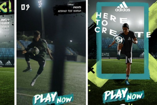 Картинка Adidas придумал собственную Snapchat-игру 