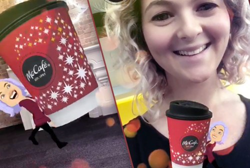 Картинка В Snapchat появились битмоджи, которые любят McCafe