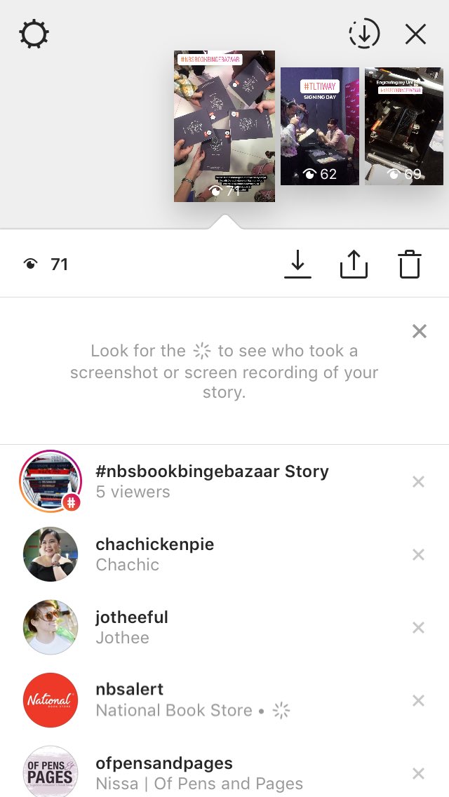 Уведомления о сделанных скриншотах в Instagram