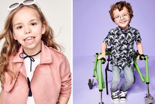 Картинка Дети с синдромом Дауна и с ДЦП снялись в рекламе британского бренда