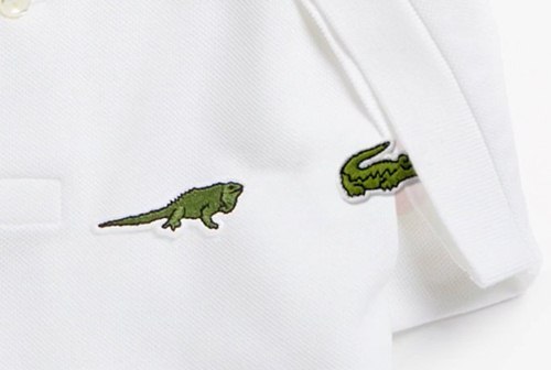 Картинка Крокодил Lacoste исчезает с логотипа бренда