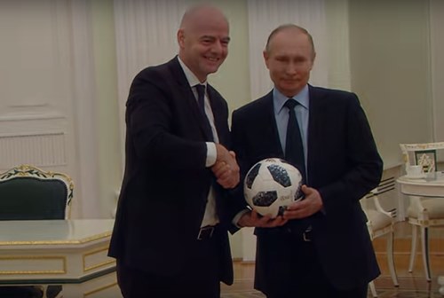 Картинка Путин появился в проморолике к чемпионату мира по футболу